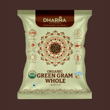 Organic Green Gram (Moong Dal) Whole